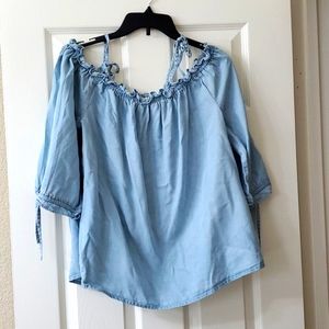 a.n.a Off the Shoulder Top